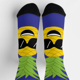 ジャイアントパイナップルおもしろいハワイアンルアウ（ハワイ式宴会） ソックス