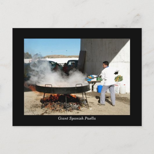 ジャイアントパエスペインのラ葉書 ポストカード (正面)
