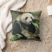ジャイアントパンダおよびベビーのパンダの装飾用クッション クッション (ブランケット)