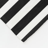 ジャイアントパンダとストライプ フリースブランケット (角)