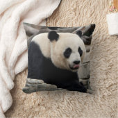 ジャイアントパンダの岩 クッション (ブランケット)