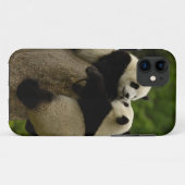 ジャイアントパンダの赤ちゃん (Ailuropoda melanoleuca) Case-Mate iPhoneケース (裏面(横))