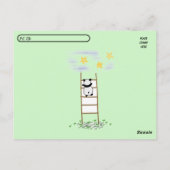 ジャイアントパンダの踏切の写真 ポストカード (裏面)