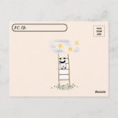 ジャイアントパンダの踏切の写真 ポストカード (裏面)