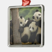 ジャイアントパンダベビーイリノポダメラノロイカ) メタルオーナメント (左)