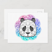 ジャイアントパンダ曼荼羅 ポストカード (正面/裏面)