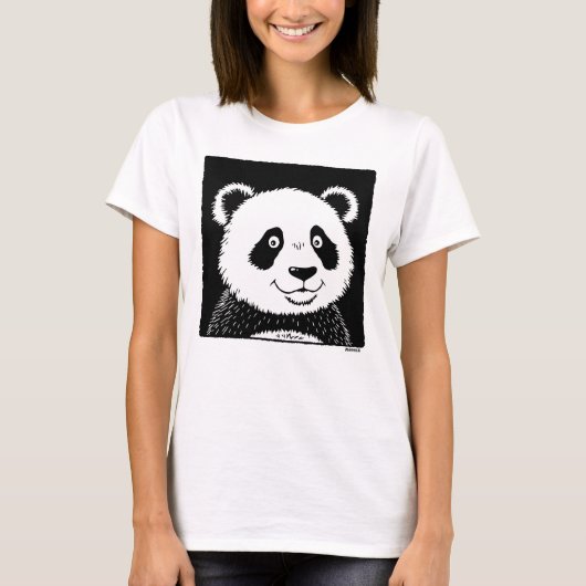 ジャイアントパンダ熊 Tシャツ (正面)