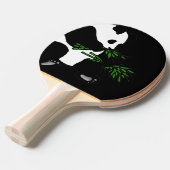 ジャイアントパンダ食べサブブラック 卓球ラケット (正面アングル)