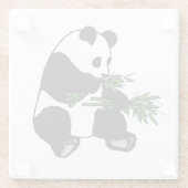 ジャイアントパンダ ガラスコースター (裏面)