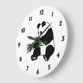 ジャイアントパンダ ラージ壁時計 (傾斜)