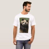 ジャイアントパンダ(Ailuropoda melanoleuca) ファミリー Tシャツ (正面フル)