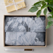 ジャイアントヒマワリヴィンテージブラックアンドホワイトデコパージュ 薄葉紙 (ギフト)