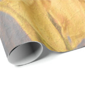 ジャイアントヒマワリーアートカントリーイエローグレーデコパージュ ラッピングペーパー (ロールコーナー)