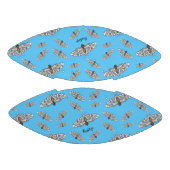 ジャイアントヒョウの蛾の漫画イラストレーション アメリカンフットボール (パネル)