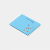 ジャイアントヒョウの蛾の漫画イラストレーション ポストイット (アングル)