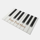 ジャイアントピアノ鍵4色24x36でパーソナライズ可能 ドアマット (アングル)