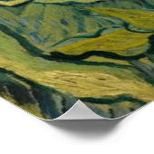 ジャイアントピーコックモスビンセント・ファンゴッホ1889小 ポスター (角)