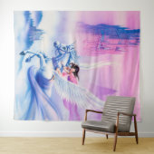 ジャイアントファンタジープリンセスユニコーンタペストリー  タペストリー (インサイチュ(横))