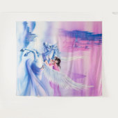 ジャイアントファンタジープリンセスユニコーンタペストリー  タペストリー (正面(横))