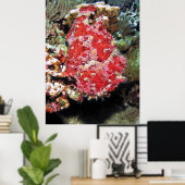 ジャイアントフロッグフィッシュポートレート ポスター (ホームオフィス)