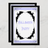 ジャイアントブラックこうもり&コブズハローウィンパーティ 招待状 (正面/裏面)