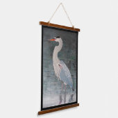 ジャイアントブルーヘロン「患者」 吊り下げ型タペストリー (傾斜あり)
