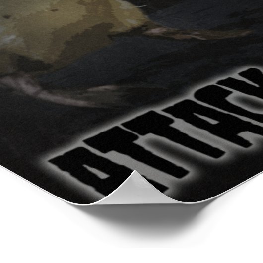 ジャイアントペンギンの攻撃!偽の映画ポスター ポスター (角)