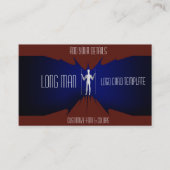 ジャイアントマンシンプルシルバーロゴ 名刺 (正面)