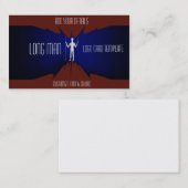 ジャイアントマンシンプルシルバーロゴ 名刺 (正面/裏面)