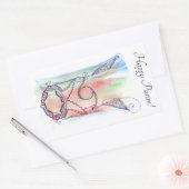 ジャイアントメガイラスクルプリム 長方形シール (封筒)