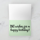 ジャイアントライオン&リトルレディ誕生日ファンタジーカード カード (内部)