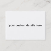 ジャイアントレッドシーウニ-名刺 名刺 (裏面)