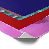 ジャイアントレッドブラックシルバーラインライブチャクラマンダラ ポスター (角)