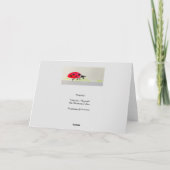 ジャイアントレディーバグの水彩画カード! カード (裏面)