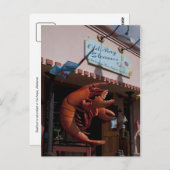 ジャイアントロブスター、シーフード、フェアホープ・アラバマ ポストカード (正面/裏面)