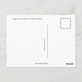 ジャイアントロブスター、シーフード、フェアホープ・アラバマ ポストカード (裏面)