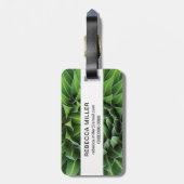 ジャイアントロベリア |山ケニア国立公園 ラゲッジタグ (裏面縦)