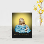 ジャイアントロレンツォ・ベルニーバスト・オブ・キリスト1679 カード (黄色い花)