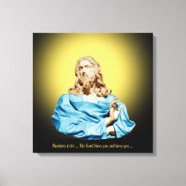 ジャイアントロレンツォ・ベルニーバスト・オブ・キリスト1679 キャンバスプリント