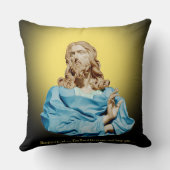 ジャイアントロレンツォ・ベルニーバスト・オブ・キリスト1679 クッション (裏面)