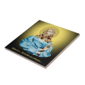 ジャイアントロレンツォ・ベルニーバスト・オブ・キリスト1679 タイル (側面)