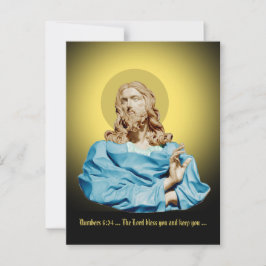 ジャイアントロレンツォ・ベルニーバスト・オブ・キリスト1679 ポストカード