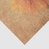 ジャイアントヴィンテージヒマワリフローラアート 薄葉紙 (詳細)