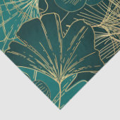 ジャイアント金ゴールドとグリーン葉 薄葉紙 (詳細)