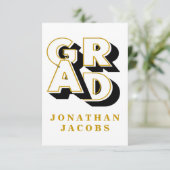 ジャイアント金ゴールドブラック大学院生サンキューカード サンキューカード (スタンド正面)