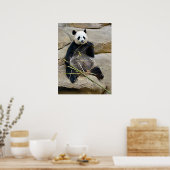 ジャイアント食べパンダ竹 ポスター (キッチン)