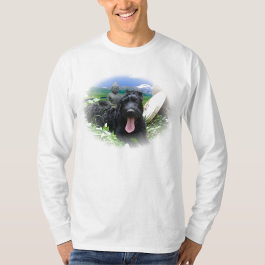 ジャイアント・シュナウザーは夢を達成します Tシャツ (正面)