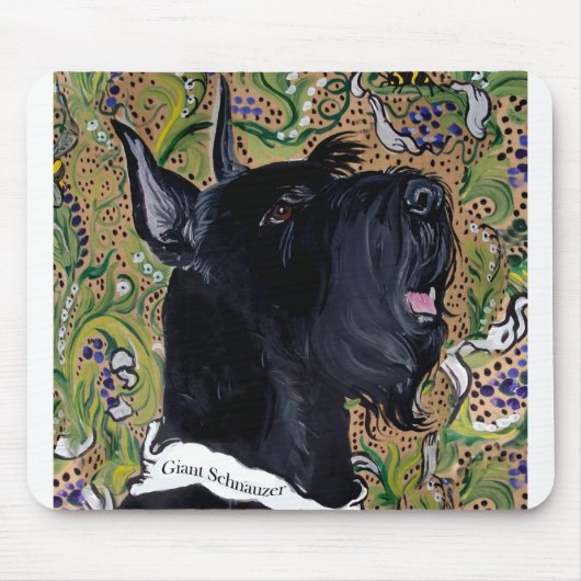 ジャイアント・シュナウザー マウスパッド (正面)