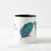 ジャイシュリークリシュナスピーコックフェザー マグカップ (中央)