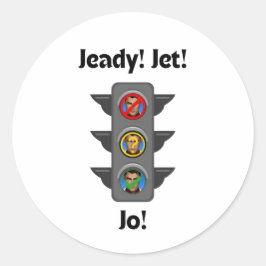 ジャイス・ストライト・ステッカー ラウンドシール